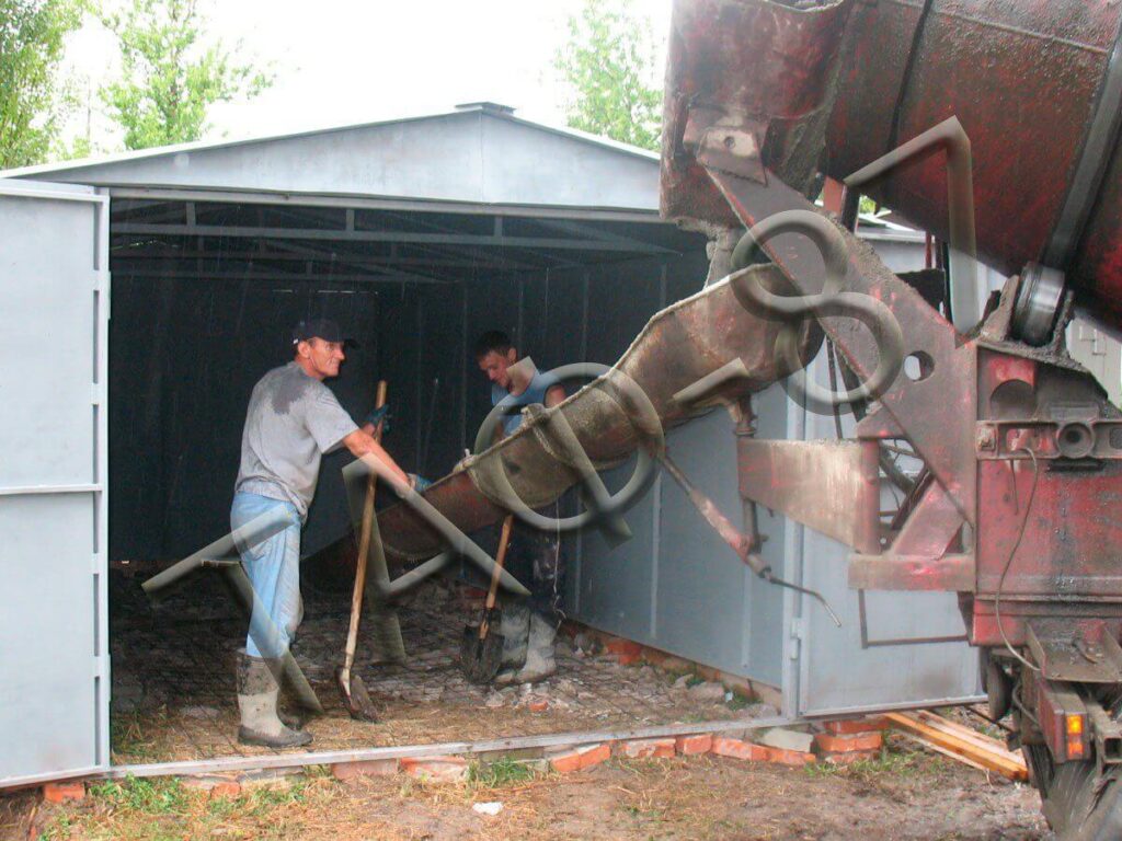 Бетонування гаражу