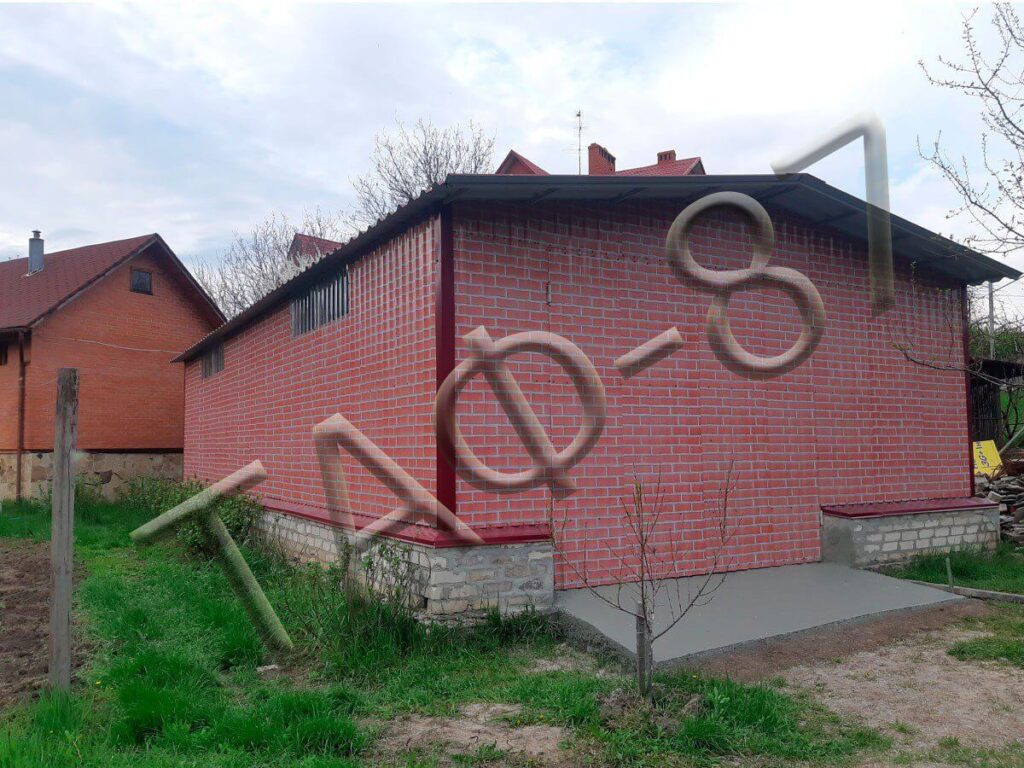 Великий гараж з профлиста